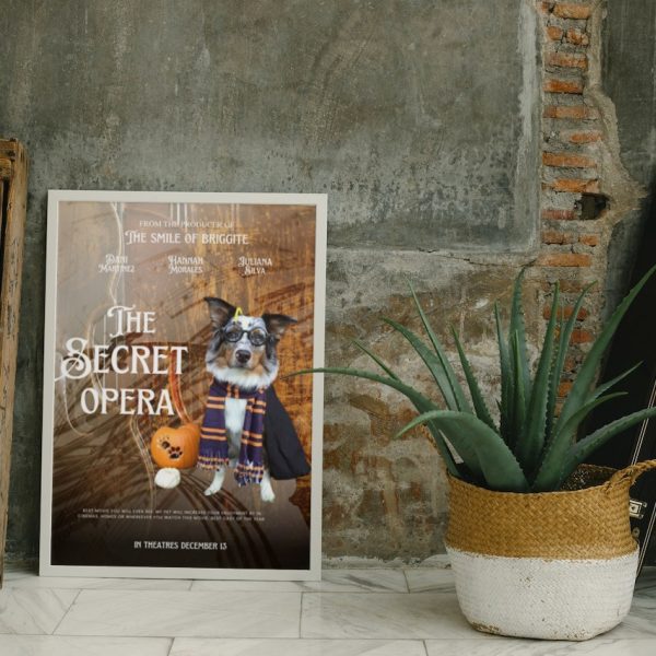 THE SECRET OPERA: Personalized Dog Movie Poster