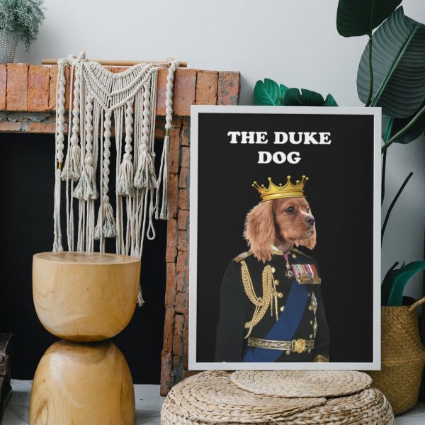 Personalized Duke Royal Canvas Portrait