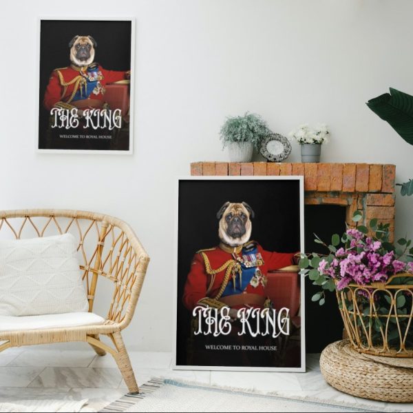 Personalized Royal King Pet Canvas