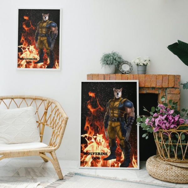 Wolverine Dog Canvas