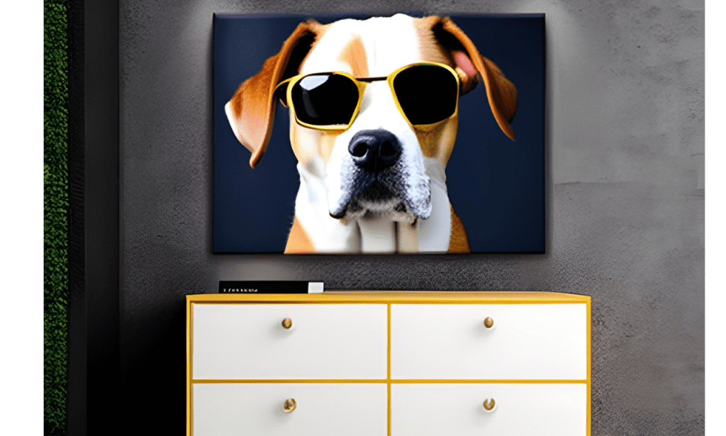 Funny Dog Poster Canvas, dog, poster, canvas, funny dog,