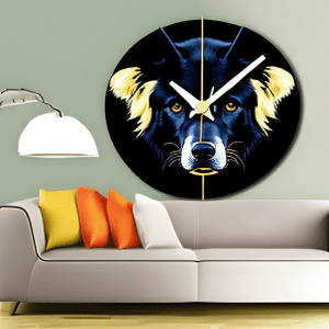 Big Dog Wall Clocks