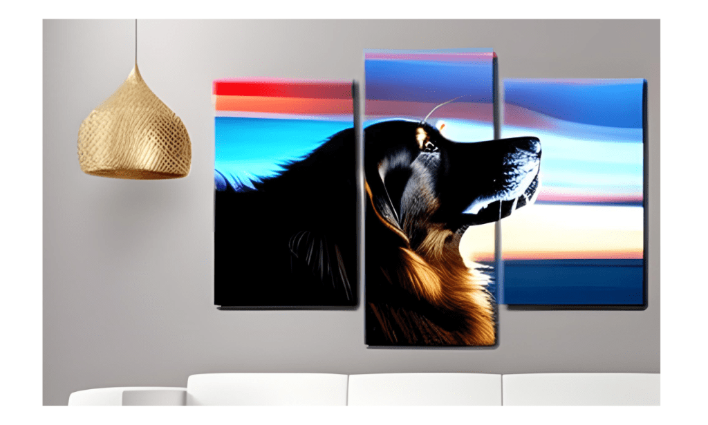 big dog canvas