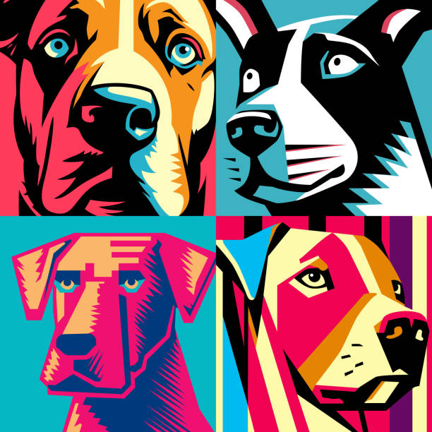 Animated Dog Portrait