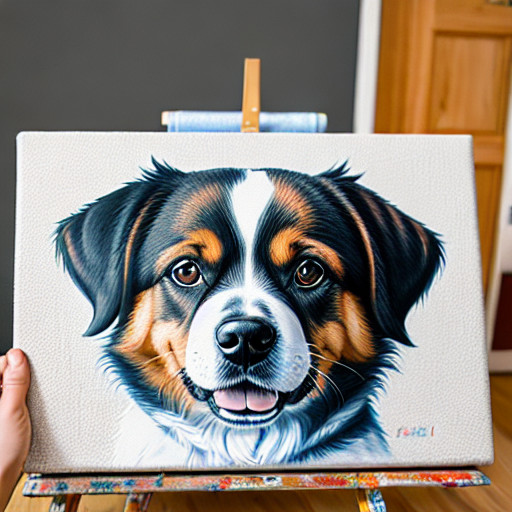 Dog Painting on Canvas, dog portrait, dog canvas, dog paintings, dog poster,